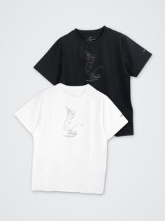 プリント半袖Tシャツ(アート/JAZZトランペット)