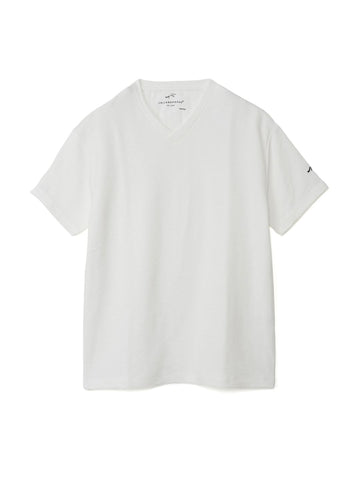 メランジVネック半袖Tシャツ