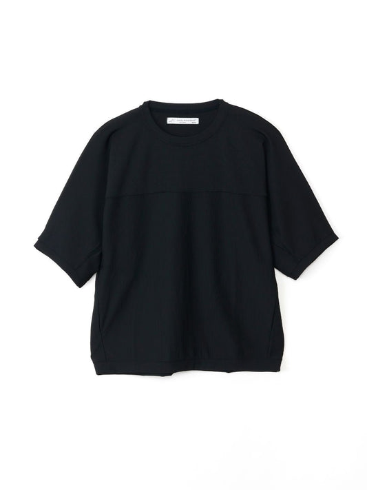 TOBIKIRI STRIPE/切り替え五部袖プルオーバー