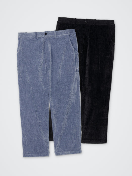 ビンテージベロアラインパンツ カラー展開(BLACK・BLUE)