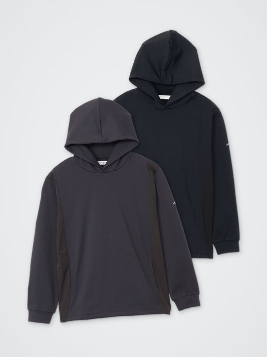 SPEEDWIND/カーブポケット裏起毛プルパーカー カラー展開(BLACK・CHARCOAL)