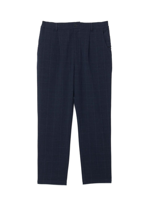 グレンチェックテーパードパンツ