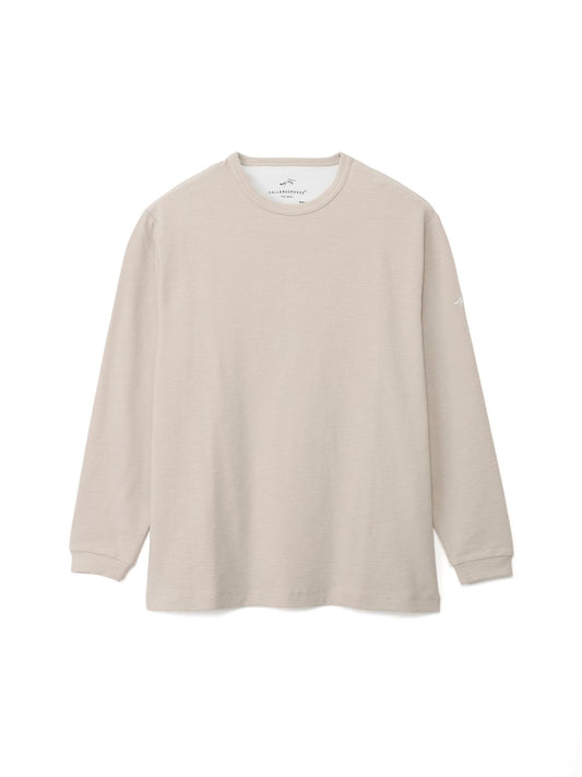 メランジクルー長袖プルオーバー