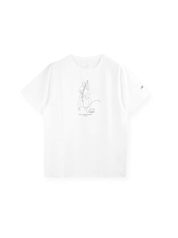 プリント半袖Tシャツ(アート/JAZZウッドベース)