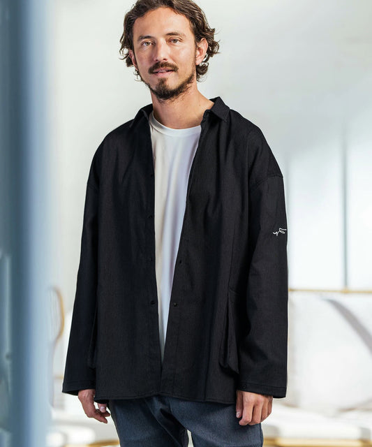 ストレッチデニム/シャツジャケット