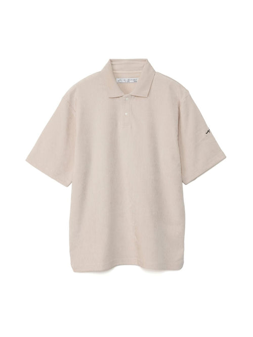 サマーベロア半袖ポロシャツ