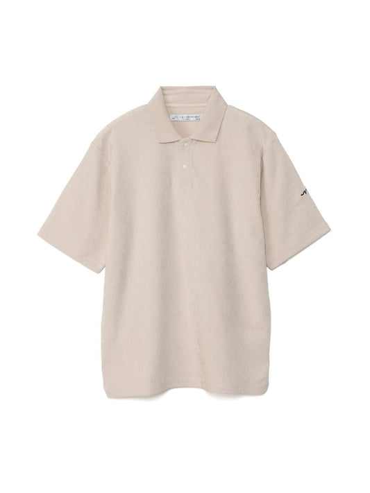 サマーベロア半袖ポロシャツ