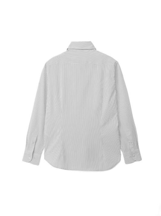 ホリゾンタル長袖シャツ(ストライプ)