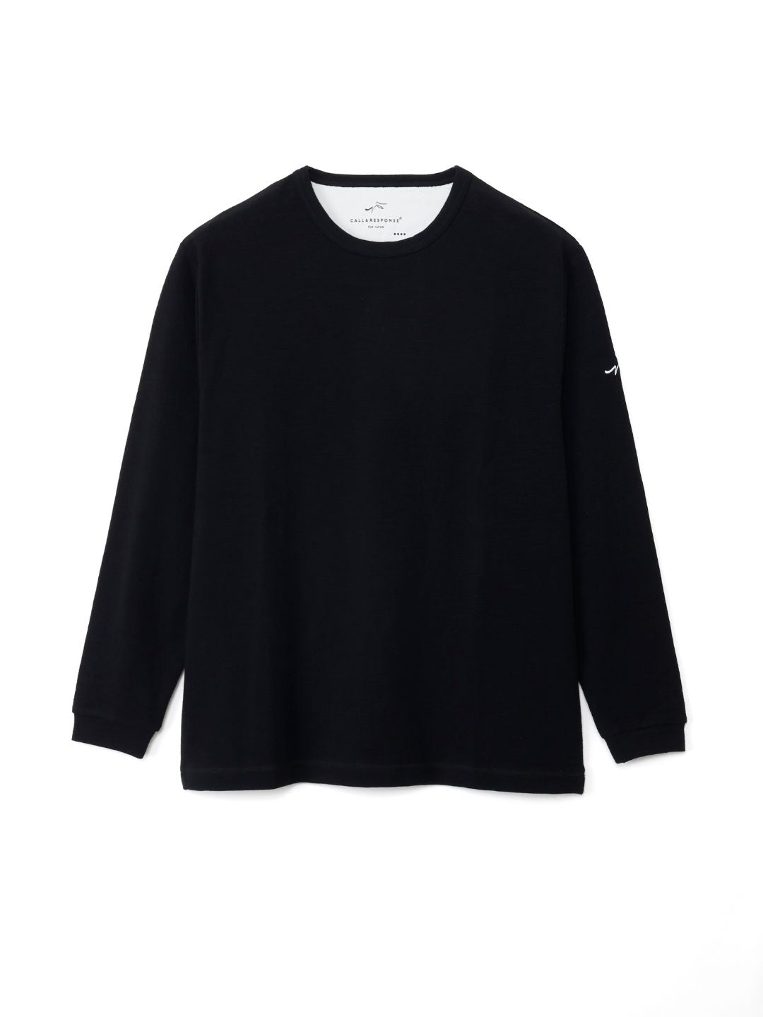 メランジクルー長袖Tシャツ