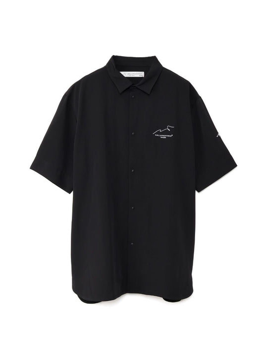 ソフトツイル刺繍半袖シャツ