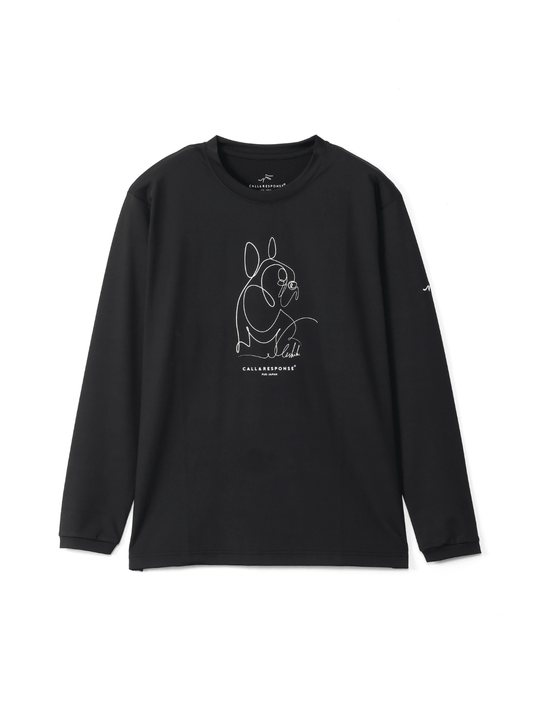 プリント長袖Tシャツ(フレンチブル)