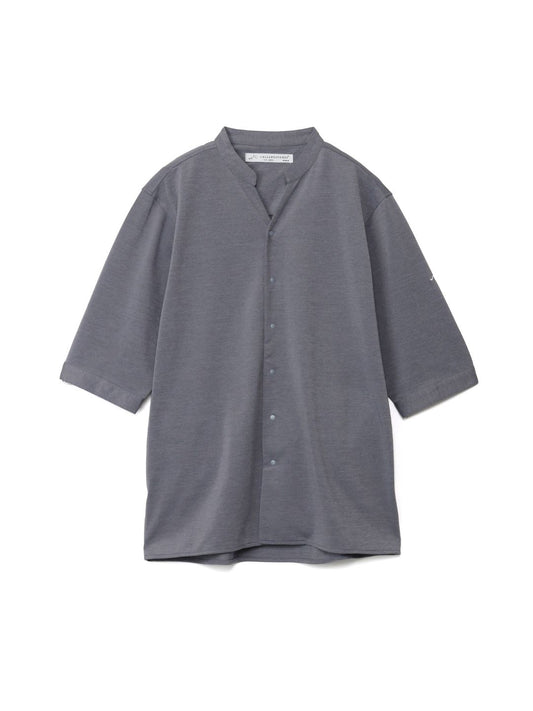 KOKAGE/五分袖バンドカラーシャツ