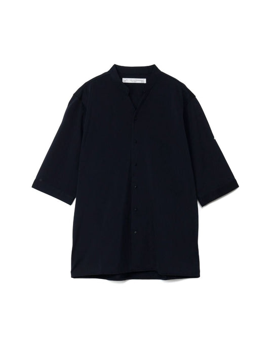 KOKAGE/五分袖バンドカラーシャツ