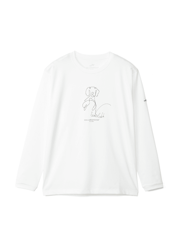 プリント長袖Tシャツ(ラクガキドッグ)