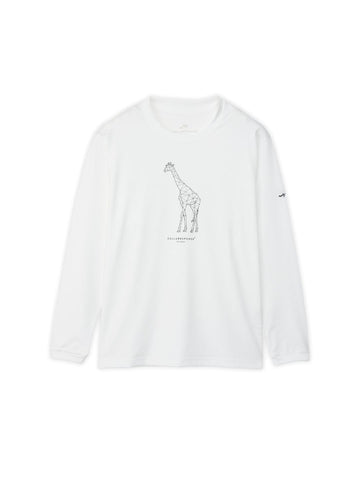 プリント長袖Tシャツ(キリン)