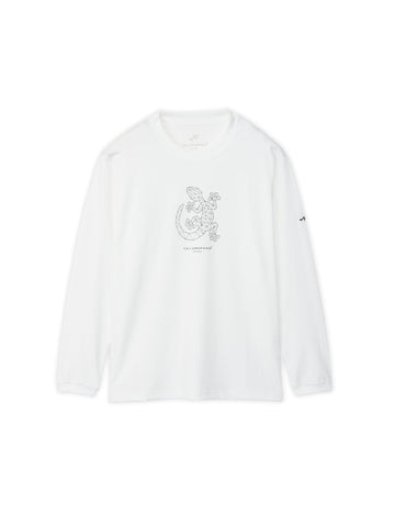 プリント長袖Tシャツ(トカゲ)