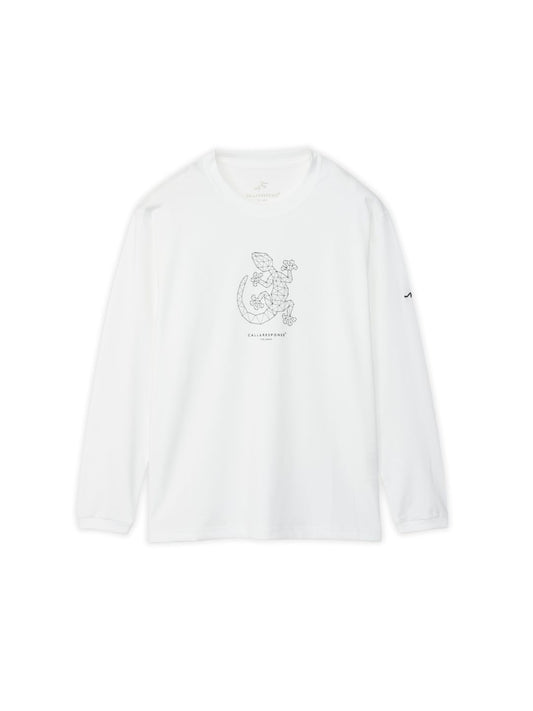 プリント長袖Tシャツ(トカゲ)