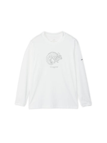 プリント長袖Tシャツ(カメレオン)