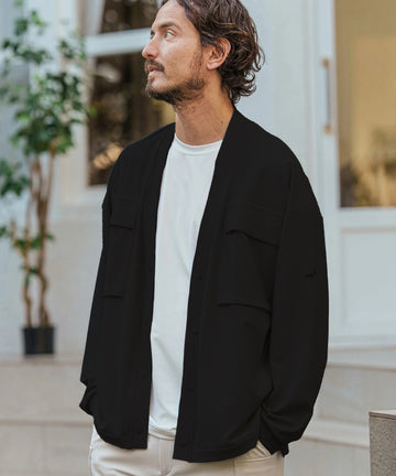 トビキリ/マルチポケット長袖カーデ