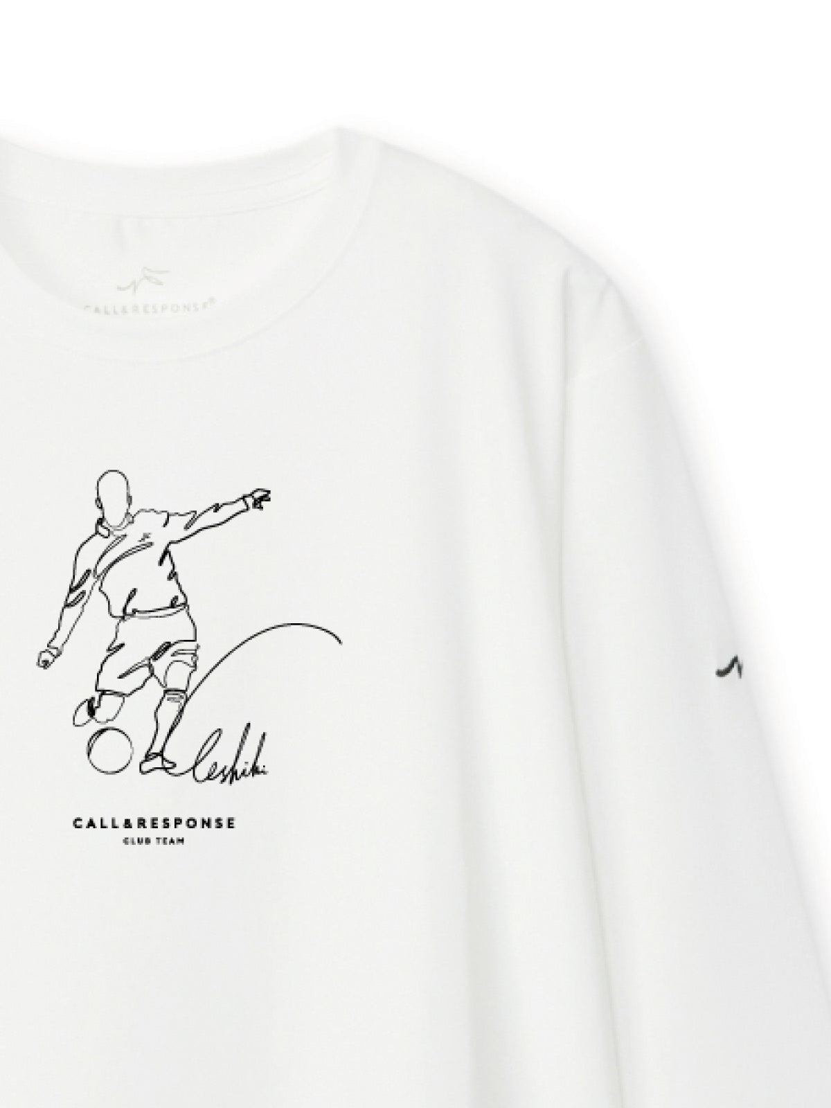 d.i.aフード付きスカルプリント長袖Tシャツ 1f87580eba6aac4ccc7bd8e50e2046