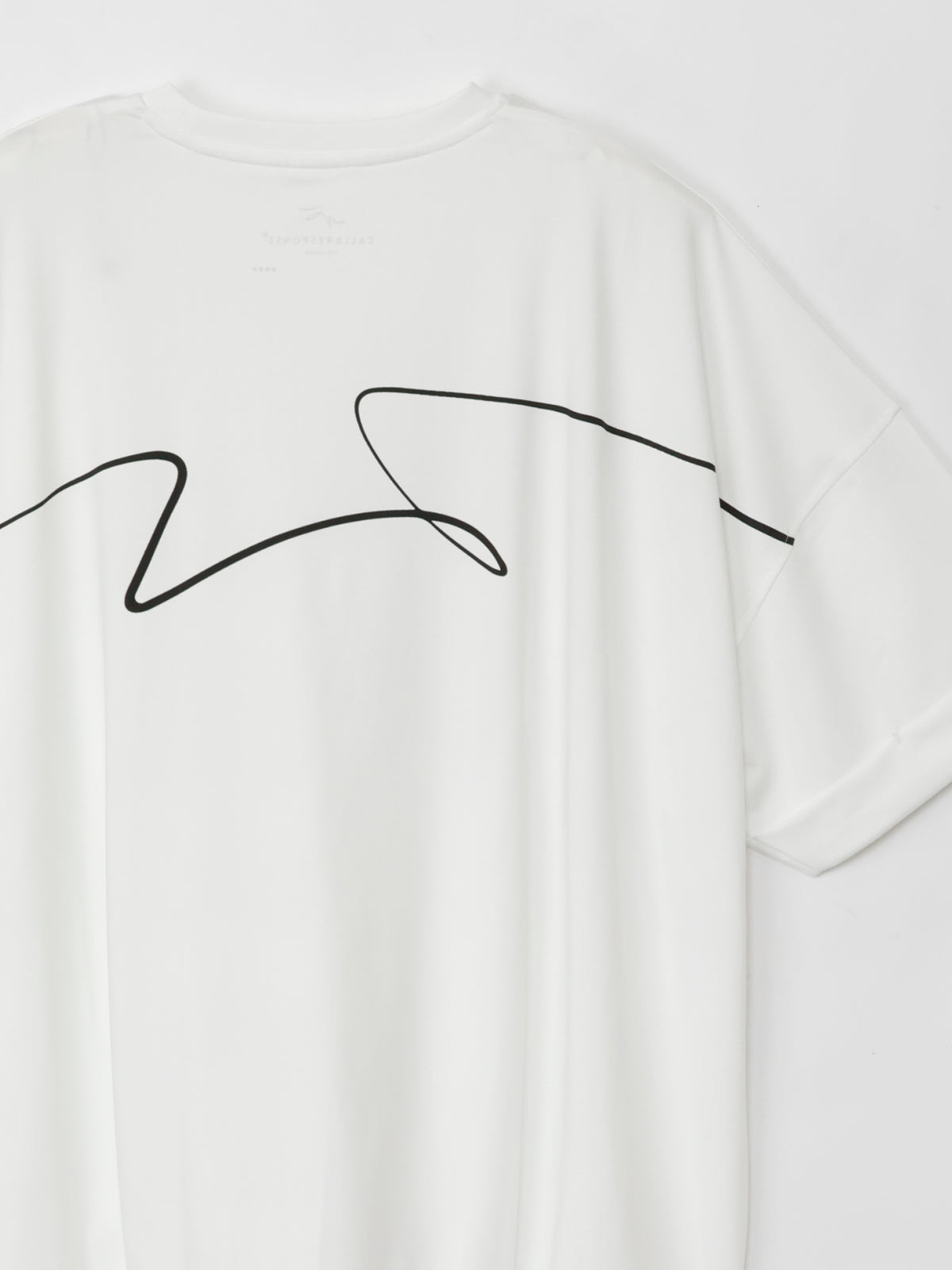 オーバー半袖Tシャツ(バックプリント)