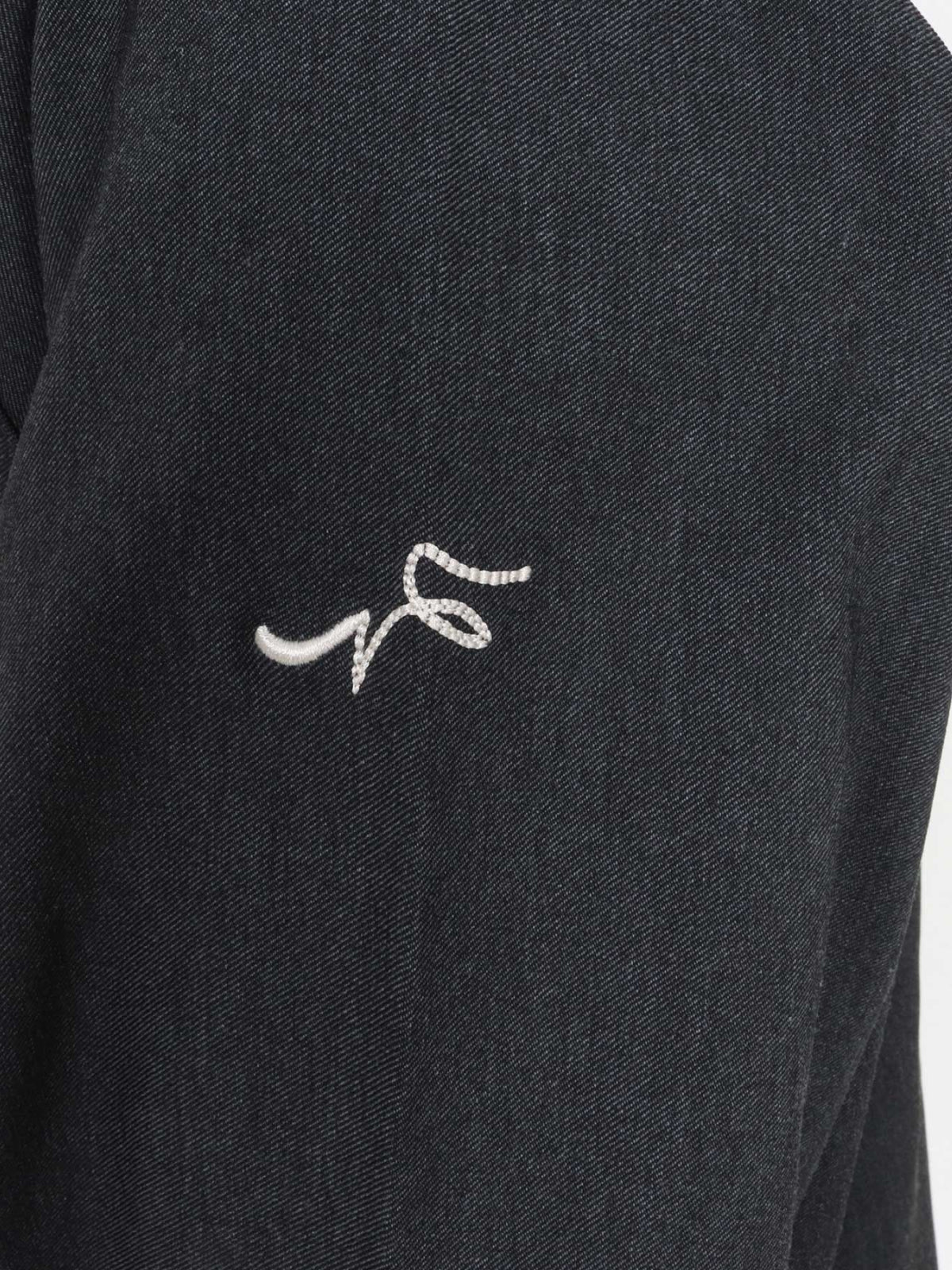 ストレッチデニム/ZIPブルゾン