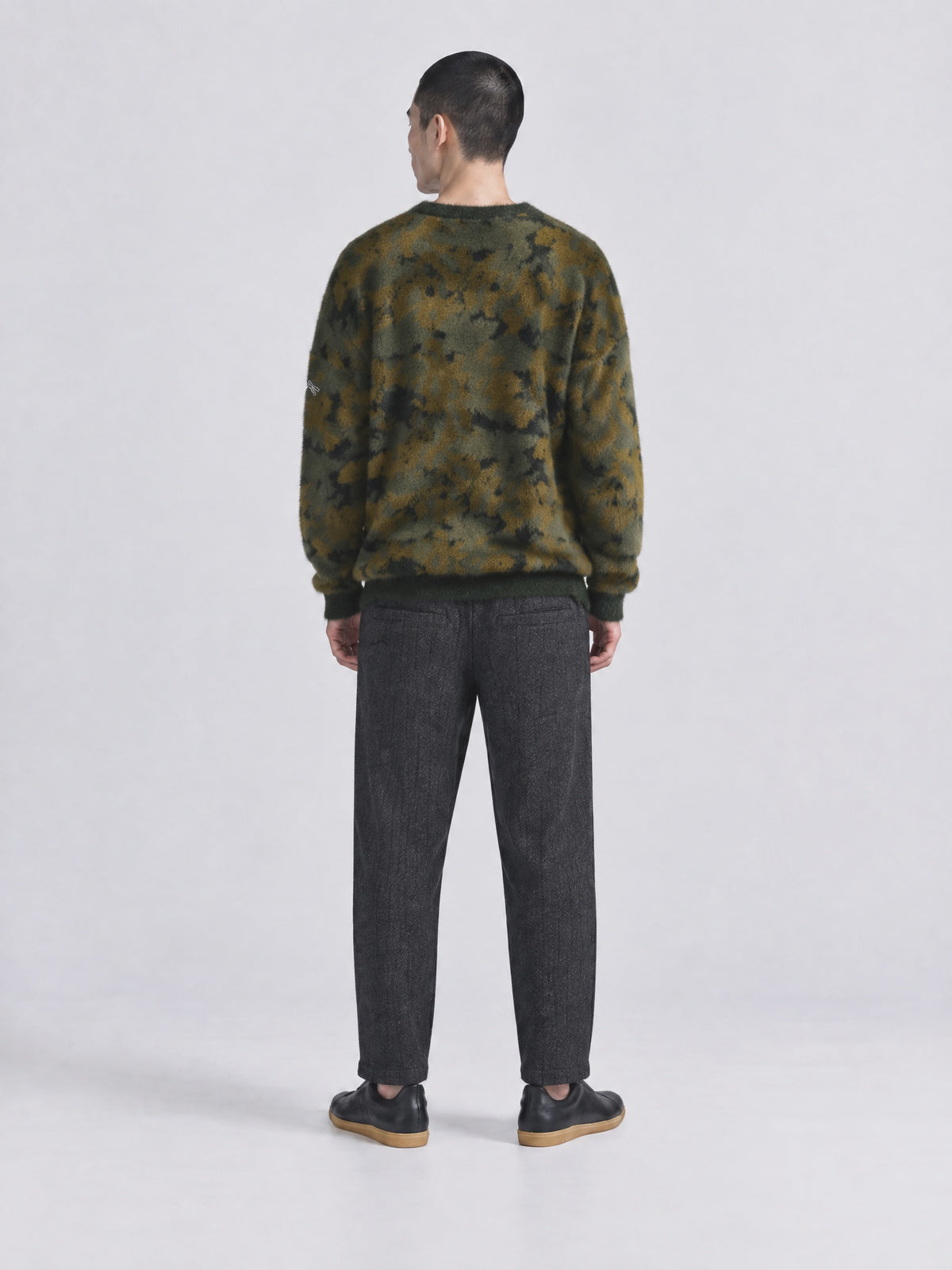 ジャカードニットプルオーバー(カモフラージュ)