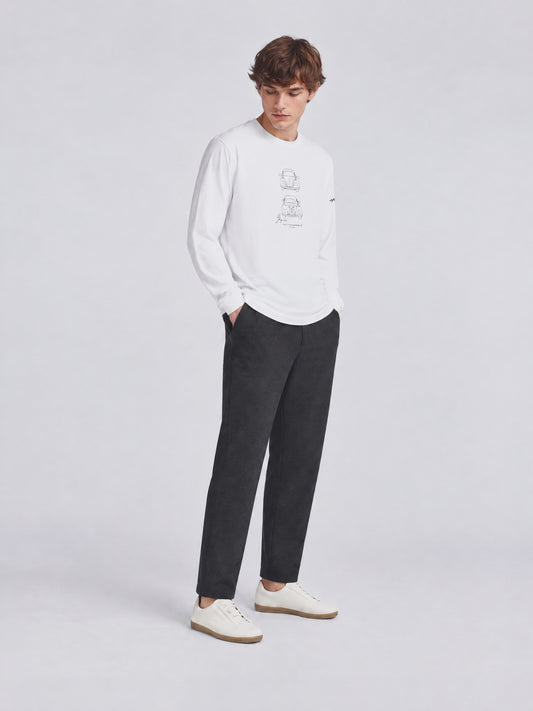 プリント長袖Tシャツ(クルマ)