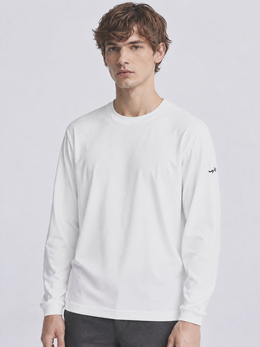 無地長袖Tシャツ