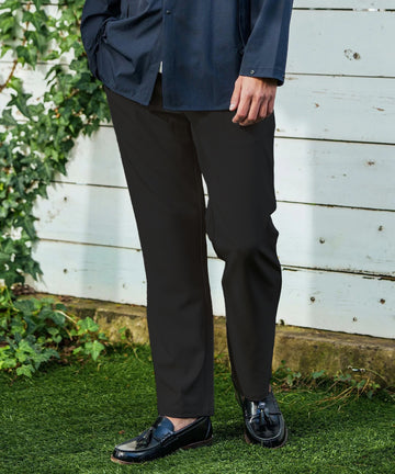 ストレッチツイル/タックパンツ