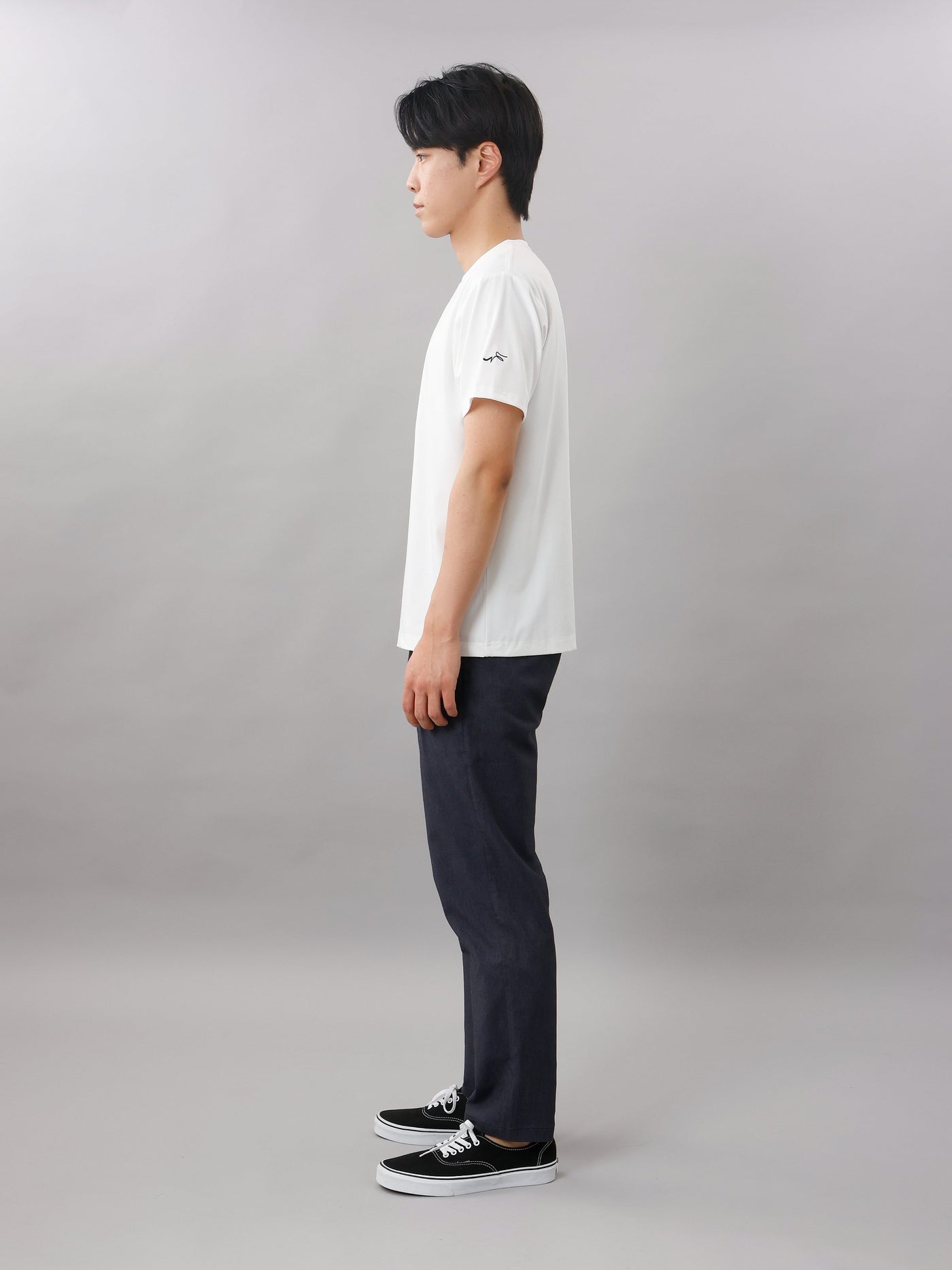ストレッチデニムタックパンツ