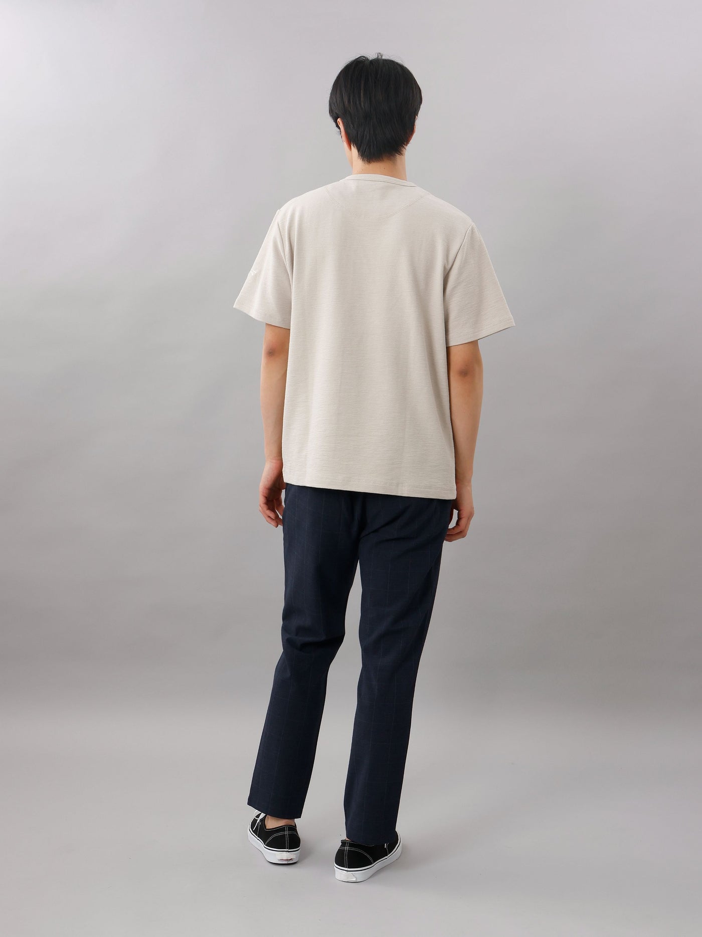 メランジクルー半袖Tシャツ
