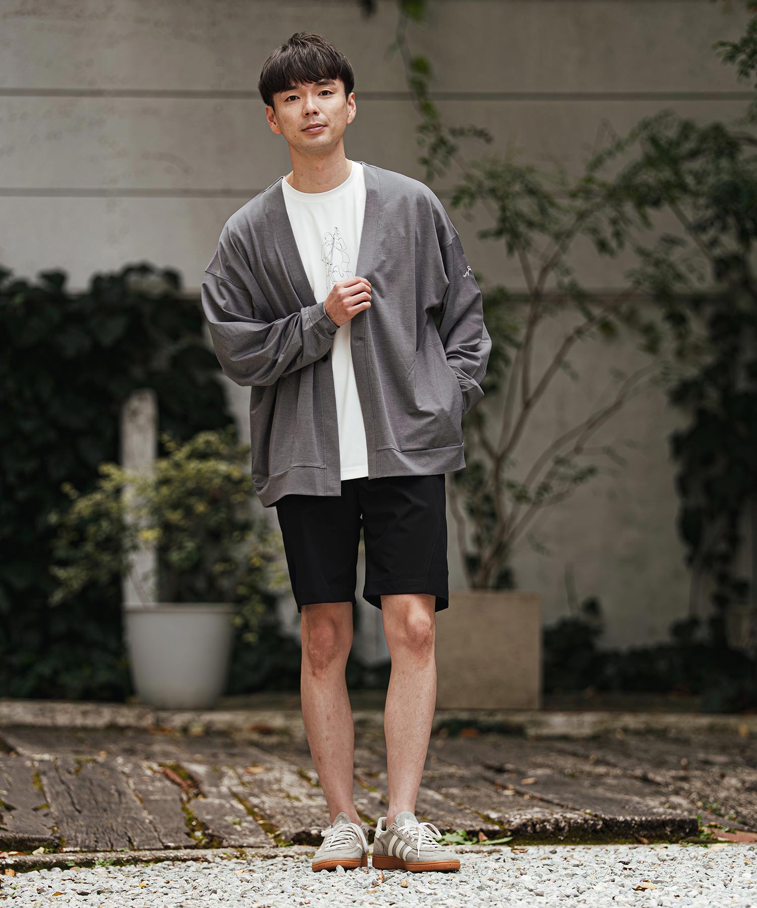 KOKAGE/タックカーディガン