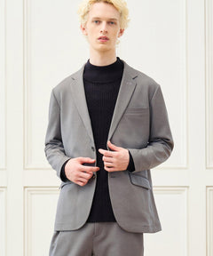 メランジツイルテーラードジャケット