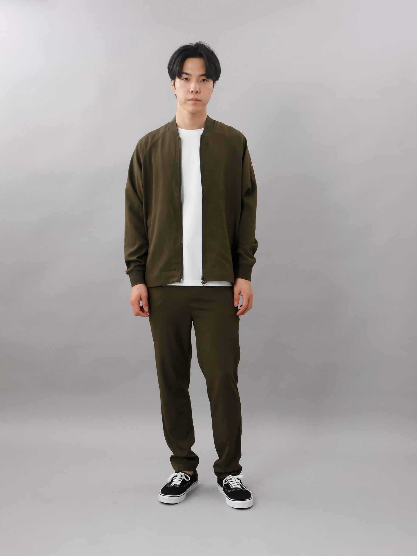 麻ライクMA-1ブルゾン